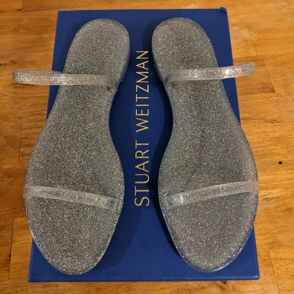 Stuart Weitzman Flat Jelly Shoes - Picture 1 of 6